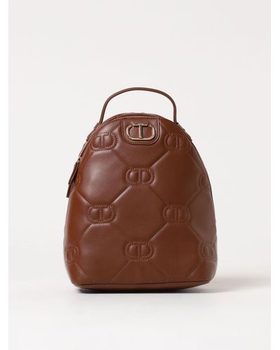 Twin Set Backpack - Brown