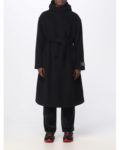 MSGM Coat In Wool Blend - Black