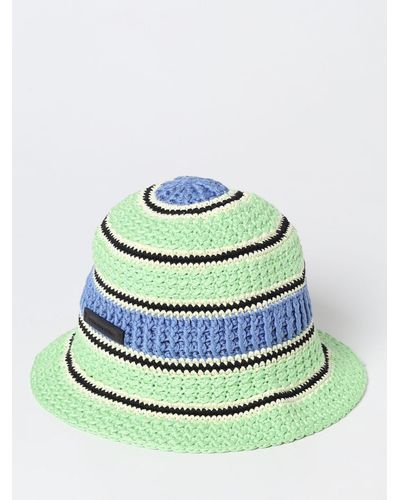 Stella McCartney Hat In Crochet Cotton - Green