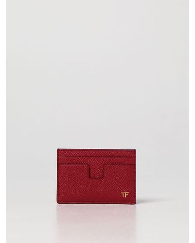 Tom Ford Credit Card Holder In Grained Leather