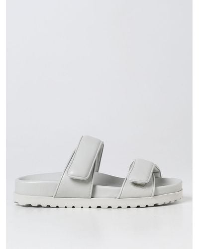 Gia Borghini Flat Sandals - White