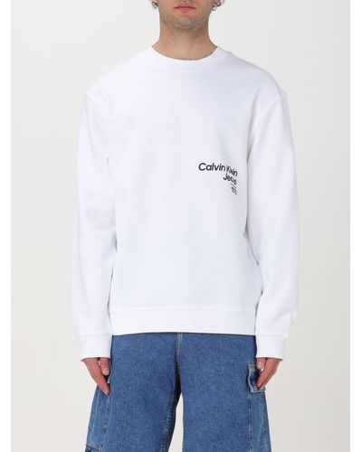 Ck Jeans Sweater - White