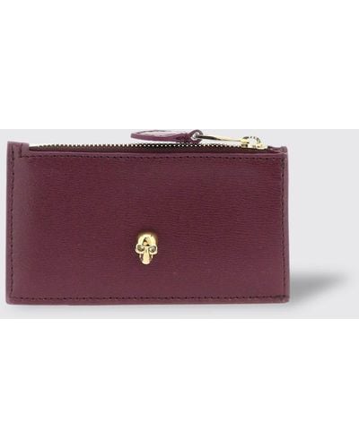 Alexander McQueen Wallet - Purple