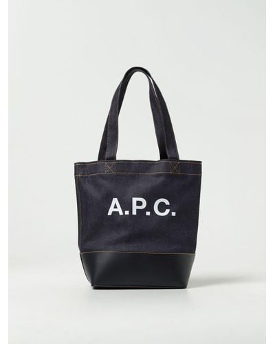 A.P.C. Bags - Blue
