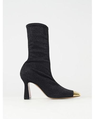 MARIA LUCA Flat Ankle Boots - Black
