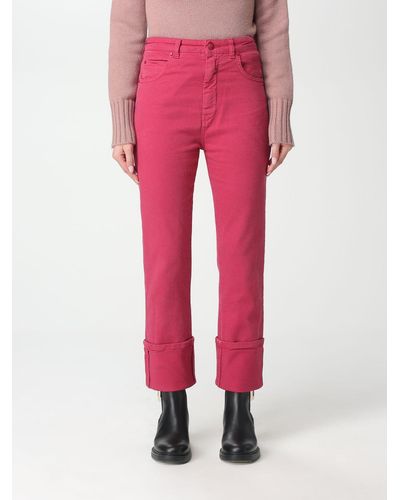 Max Mara Cotton Pants - Pink
