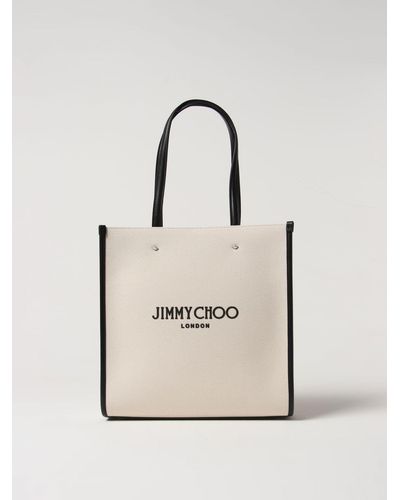 Jimmy Choo Tote Bags - Natural