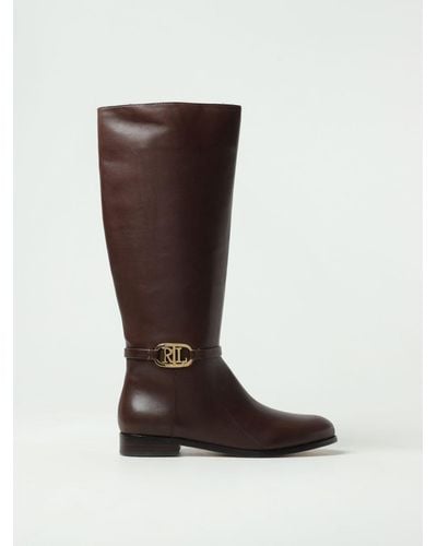 Brown Polo Ralph Lauren Boots for Women | Lyst
