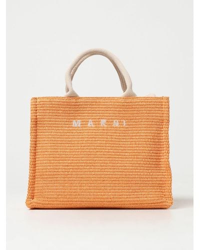 Marni Tote Bags - Orange