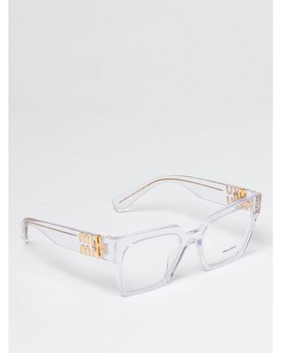 Miu Miu Glasses - White