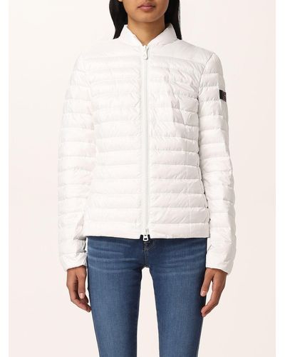 Peuterey Down Jacket In Padded And Quilted Nylon - Multicolour