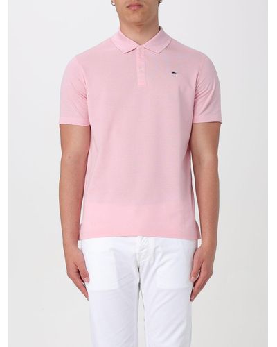 Paul & Shark Polo in piquet con logo - Rosa