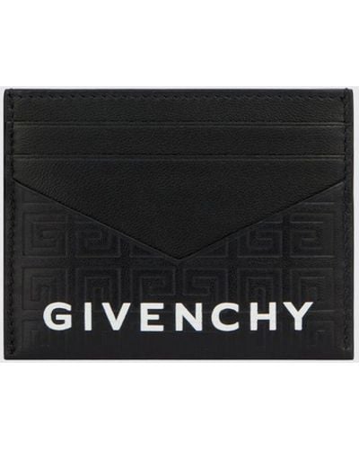 Givenchy Portacarte G-Cut in pelle 4G - Bianco