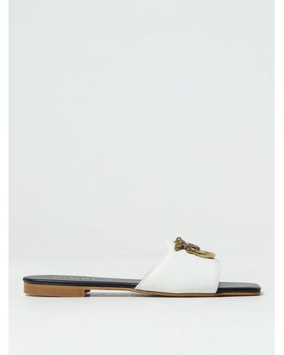 Pinko Flat Sandals - White