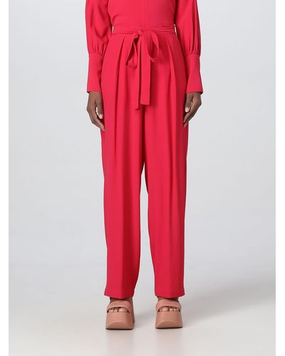 Erika Cavallini Semi Couture Pants - Red