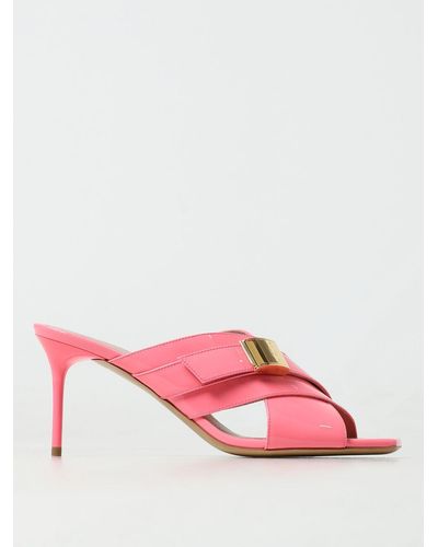 Balmain Heeled Sandals - Pink