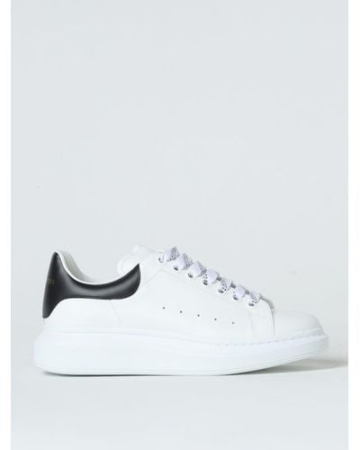 Alexander McQueen Larry Leather Sneaker - White