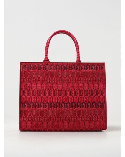 Furla Tote Bags - Red
