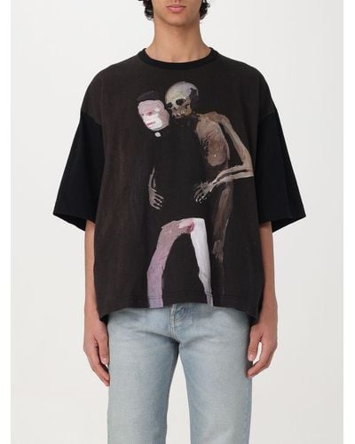 Gray Graphic T-Shirt by UNDERCOVER on Sale