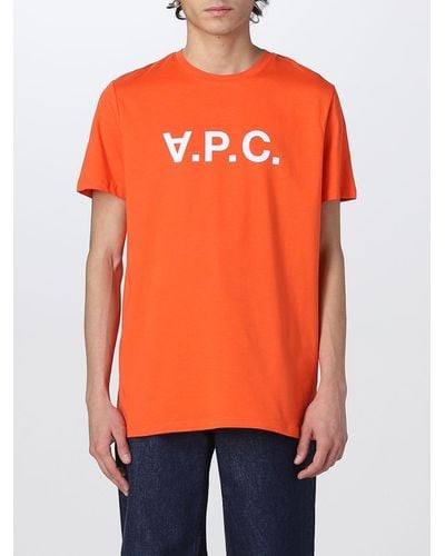 A.P.C. T-shirt - Orange