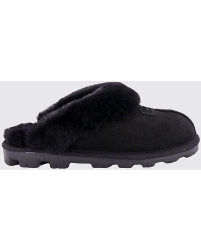UGG Coquette Chaussons pour in Black, Taille 36, Cuir - Noir