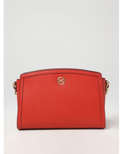 Michael Michael Kors Leather Crossbody Bag - Red Crossbody Bags, Handbags -  WM5153613