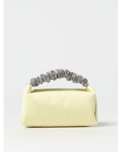 Alexander Wang Borsa Scrunchie in velluto con strass - Neutro