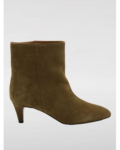 Isabel Marant Flat Ankle Boots - Green
