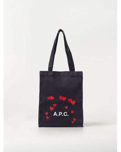 A.P.C. Tote Bags - White