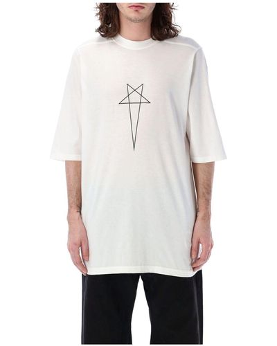 Rick Owens T-shirt Drkshdw - Weiß