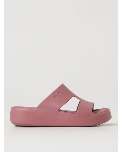 Crocs™ Flat Sandals - Pink
