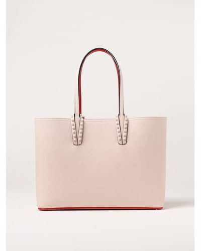 Christian Louboutin Cabata Bag In Leather - Pink