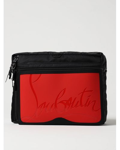 Christian Louboutin Loubideal Bag In Nylon - Red