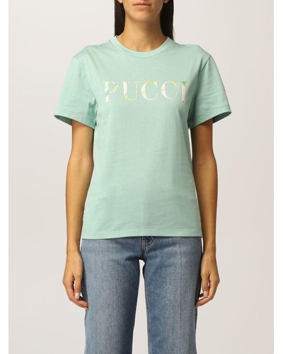 Emilio Pucci T-shirt Woman - Green