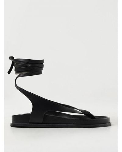 A.Emery Flat Sandals - Black