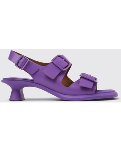 Camper Flat Sandals - Purple