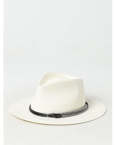 Brunello Cucinelli Hat - White