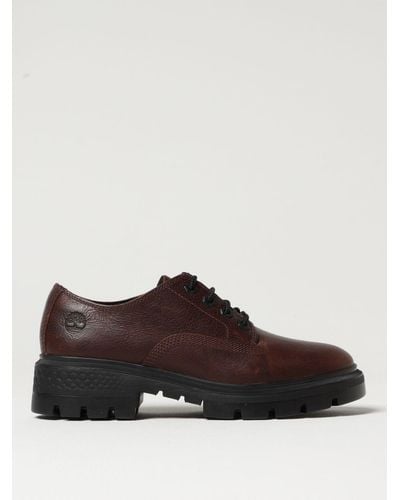 Timberland Oxford Cortina Valley in pelle - Marrone