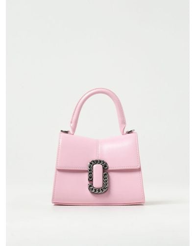 Marc Jacobs St. Marc Mini Leather Bag With Shoulder Strap - Pink