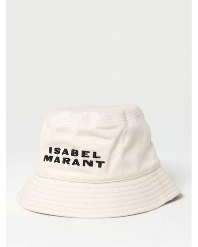 Isabel Marant Haley Hat In Cotton - Natural
