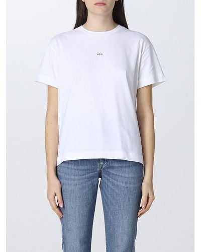 A.P.C. T-shirt in cotone - Bianco