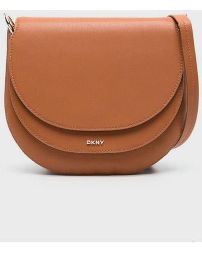 DKNY Borsa Gramercy in pelle - Marrone