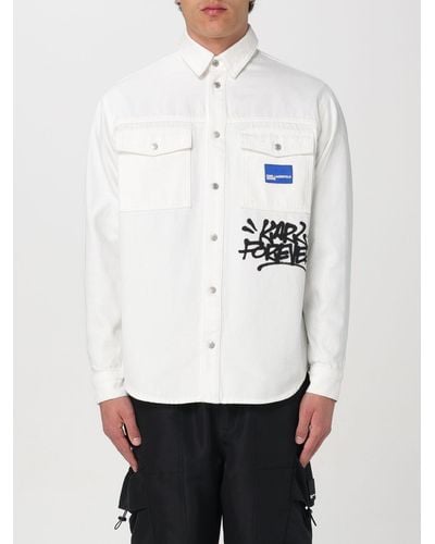 Karl Lagerfeld Denim Shirt - White