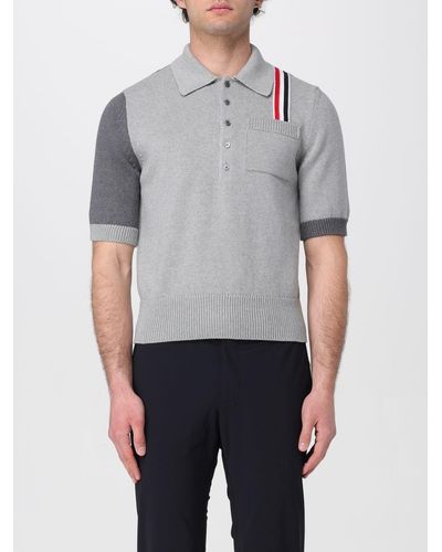 Thom Browne Polo Shirt - Gray