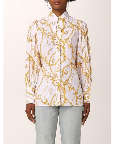 Ganni Camicia in cotone organico con stampa - Multicolore