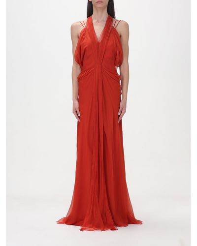 Alberta Ferretti Vestido - Rojo