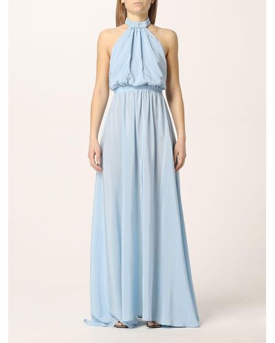 FEDERICA TOSI Long Silk Dress - Blue