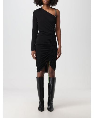 Karl Lagerfeld Cord-detail Short Dress - Black