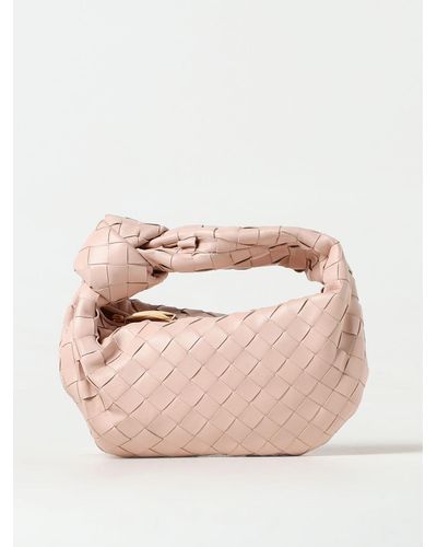 Bottega Veneta Jodie Bag In Woven Nappa - Pink
