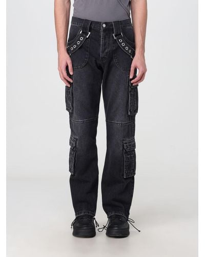 Misbhv Monogram Print Loose Fit Jeans, $331, farfetch.com
